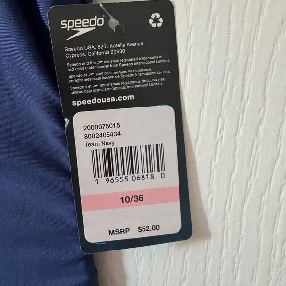 Speedo Women's Swimsuit One Piece Prolt Super Pro Solid Black Adult 10 / 36 NWT - Picture 7 of 10